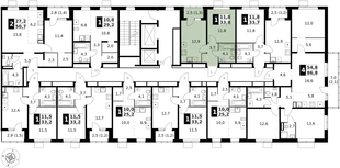 Квартира 1-комн. квартира, 33.8 м² ЖК «1-й Ясеневский» Фото 2 Квартира 1-комн. квартира, 33.8 м² ЖК «1-й Ясеневский» Фото 2