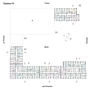 Квартира 2-комн. квартира, 37.04 м² ЖК «Остров-сад» Фото 1 Квартира 2-комн. квартира, 37.04 м² ЖК «Остров-сад» Фото 1