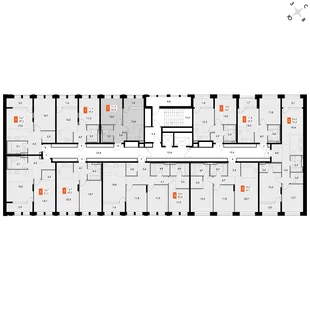 Квартира 1-комн. квартира, 35.1 м² ЖК «Философия» Фото 2 Квартира 1-комн. квартира, 35.1 м² ЖК «Философия» Фото 2
