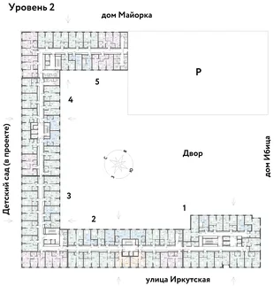 Квартира Студия, 24.72 м² ЖК «Остров-сад» Фото 1 Квартира Студия, 24.72 м² ЖК «Остров-сад» Фото 1