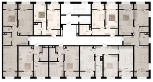 Квартира 2-комн. квартира, 76.3 м² ЖК «Хозяин морей» Фото 1