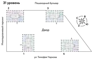 Квартира 2-комн. квартира, 41.24 м² ЖК «Микрорайон Звездный» Фото 1 Квартира 2-комн. квартира, 41.24 м² ЖК «Микрорайон Звездный» Фото 1