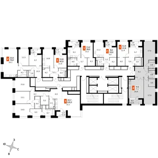 Квартира 2-комн. квартира, 77.7 м² ЖК «Sky Garden» Фото 2 Квартира 2-комн. квартира, 77.7 м² ЖК «Sky Garden» Фото 2