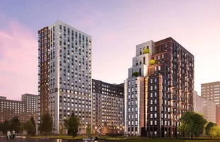 Квартира Студия, 24.74 м² ЖК «Остров-сад» Фото 2 Квартира Студия, 24.74 м² ЖК «Остров-сад» Фото 2