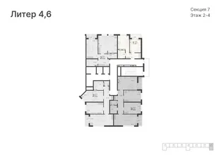 Квартира 2-комн. квартира, 71.34 м² ЖК «Светский лес» Фото 1