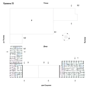 Квартира Студия, 26.79 м² ЖК «Остров-сад» Фото 1 Квартира Студия, 26.79 м² ЖК «Остров-сад» Фото 1