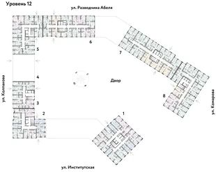 Квартира Студия, 22.14 м² ЖК «Страна.Парковая» Фото 1