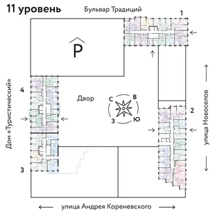 Квартира 2-комн. квартира, 38.3 м² ЖК «Микрорайон Домашний» Фото 1 Квартира 2-комн. квартира, 38.3 м² ЖК «Микрорайон Домашний» Фото 1