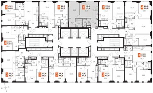 Квартира 2-комн. квартира, 57.4 м² ЖК «Sydney City» Фото 2