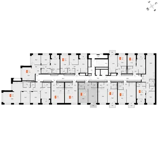 Квартира 2-комн. квартира, 45.7 м² ЖК «Философия» Фото 2 Квартира 2-комн. квартира, 45.7 м² ЖК «Философия» Фото 2