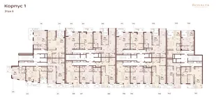 Квартира 2-комн. квартира, 78 м² ЖК «Роялта» Фото 1 Квартира 2-комн. квартира, 78 м² ЖК «Роялта» Фото 1