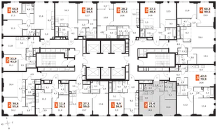 Квартира 2-комн. квартира, 45.1 м² ЖК «Sydney City» Фото 2 Квартира 2-комн. квартира, 45.1 м² ЖК «Sydney City» Фото 2