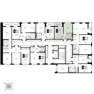 Квартира 1-комн. квартира, 33.3 м² ЖК «1-й Шереметьевский» Фото 2 Квартира 1-комн. квартира, 33.3 м² ЖК «1-й Шереметьевский» Фото 2