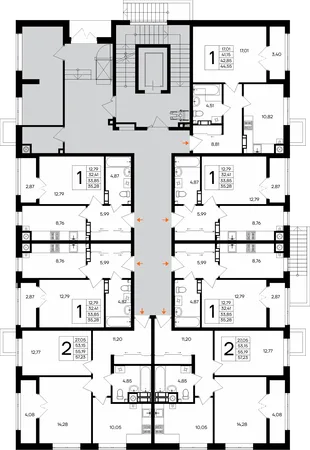 Квартира 1-комн. квартира, 35.28 м² ЖК «Сезоны» Фото 1