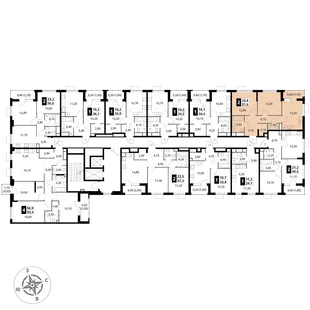 Квартира 2-комн. квартира, 57.6 м² ЖК «1-й Химкинский» Фото 2 Квартира 2-комн. квартира, 57.6 м² ЖК «1-й Химкинский» Фото 2
