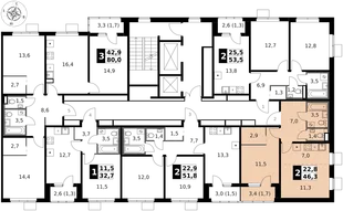 Квартира 2-комн. квартира, 47.2 м² ЖК «1-й Ясеневский» Фото 2 Квартира 2-комн. квартира, 47.2 м² ЖК «1-й Ясеневский» Фото 2