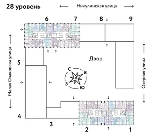 Квартира 3-комн. квартира, 61 м² ЖК «Страна.Озёрная» Фото 1 Квартира 3-комн. квартира, 61 м² ЖК «Страна.Озёрная» Фото 1