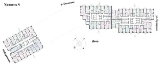 Квартира 2-комн. квартира, 44.33 м² ЖК «Страна.Береговая» Фото 1