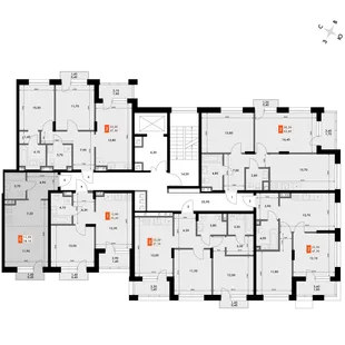Квартира Студия, 28.1 м² ЖК «ФоРест» Фото 2 Квартира Студия, 28.1 м² ЖК «ФоРест» Фото 2