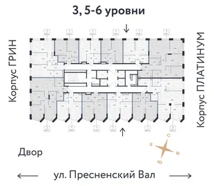 Квартира 1-комн. квартира, 33.49 м² ЖК «Репаблик» Фото 1 Квартира 1-комн. квартира, 33.49 м² ЖК «Репаблик» Фото 1
