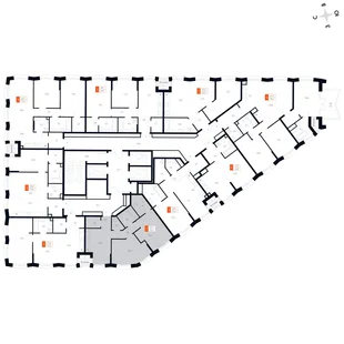 Квартира 2-комн. квартира, 60.3 м² ЖК «Фордевинд» Фото 2 Квартира 2-комн. квартира, 60.3 м² ЖК «Фордевинд» Фото 2