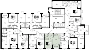 Квартира 1-комн. квартира, 34.4 м² ЖК «1-й Ясеневский» Фото 1 Квартира 1-комн. квартира, 34.4 м² ЖК «1-й Ясеневский» Фото 1