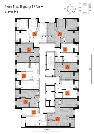 Квартира 1-комн. квартира, 34.3 м² ЖК «Столицыно» Фото 1 Квартира 1-комн. квартира, 34.3 м² ЖК «Столицыно» Фото 1