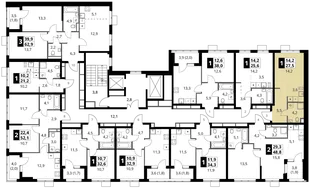Квартира Студия, 27.5 м² ЖК «1-й Ясеневский» Фото 1 Квартира Студия, 27.5 м² ЖК «1-й Ясеневский» Фото 1