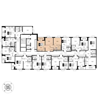 Квартира 2-комн. квартира, 54.7 м² ЖК «1-й Шереметьевский» Фото 2 Квартира 2-комн. квартира, 54.7 м² ЖК «1-й Шереметьевский» Фото 2