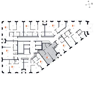 Квартира 2-комн. квартира, 52.1 м² ЖК «Фордевинд» Фото 2 Квартира 2-комн. квартира, 52.1 м² ЖК «Фордевинд» Фото 2