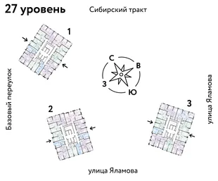 Квартира 3-комн. квартира, 65.13 м² ЖК «Сибирский сад» Фото 1 Квартира 3-комн. квартира, 65.13 м² ЖК «Сибирский сад» Фото 1
