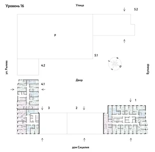 Квартира Студия, 24.74 м² ЖК «Остров-сад» Фото 1 Квартира Студия, 24.74 м² ЖК «Остров-сад» Фото 1