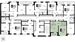 Квартира 1-комн. квартира, 37.7 м² ЖК «1-й Южный» Фото 2 Квартира 1-комн. квартира, 37.7 м² ЖК «1-й Южный» Фото 2