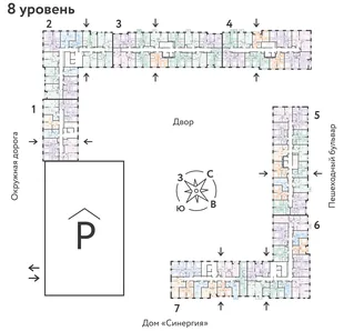 Квартира 2-комн. квартира, 41.49 м² ЖК «Юнион» Фото 1 Квартира 2-комн. квартира, 41.49 м² ЖК «Юнион» Фото 1
