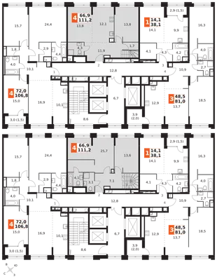Квартира 4-комн. квартира, 111.2 м² ЖК «Sydney City» Фото 2 Квартира 4-комн. квартира, 111.2 м² ЖК «Sydney City» Фото 2