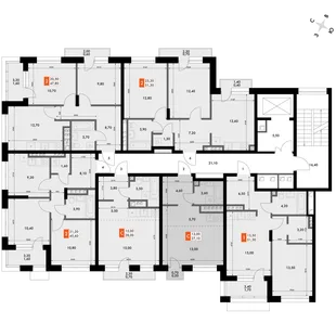 Квартира Студия, 27.1 м² ЖК «ФоРест» Фото 2 Квартира Студия, 27.1 м² ЖК «ФоРест» Фото 2