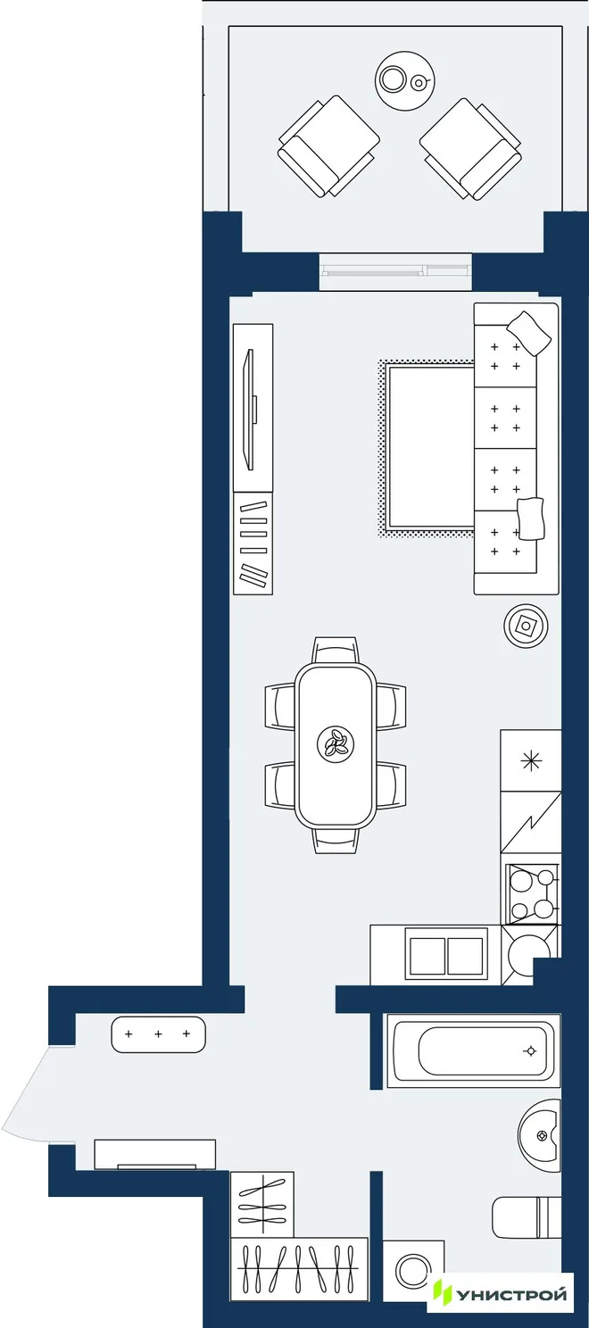 Планировка 1-комн. квартира, 35.24 м² ЖК «ГРАНД БЕРЕГ» Планировка 1-комн. квартира, 35.24 м² ЖК «ГРАНД БЕРЕГ»