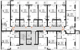 Квартира 1-комн. квартира, 30.31 м² ЖК «Лучистое» Фото 1