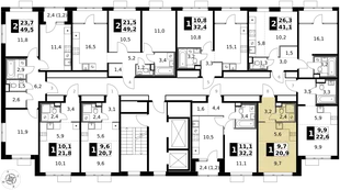 Квартира Студия, 20.9 м² ЖК «1-й Химкинский» Фото 2