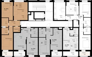 Квартира 2-комн. квартира, 41.5 м² ЖК «Васильевский остров» Фото 1 Квартира 2-комн. квартира, 41.5 м² ЖК «Васильевский остров» Фото 1