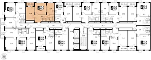 Квартира 2-комн. квартира, 52 м² ЖК «1-й Донской» Фото 2 Квартира 2-комн. квартира, 52 м² ЖК «1-й Донской» Фото 2