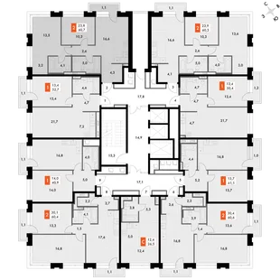 Квартира 2-комн. квартира, 62.9 м² ЖК «Философия» Фото 2 Квартира 2-комн. квартира, 62.9 м² ЖК «Философия» Фото 2