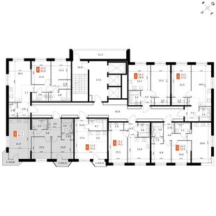 Квартира 2-комн. квартира, 62 м² ЖК «Фриссон» Фото 2 Квартира 2-комн. квартира, 62 м² ЖК «Фриссон» Фото 2