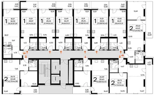 Квартира 1-комн. квартира, 30.42 м² ЖК «Лучистое» Фото 1