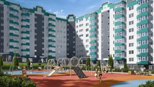 Квартира 1-комн. квартира, 32.9 м² ЖК «Семейный» Фото 2 Квартира 1-комн. квартира, 32.9 м² ЖК «Семейный» Фото 2