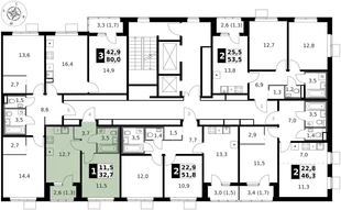 Квартира 1-комн. квартира, 33.3 м² ЖК «1-й Ясеневский» Фото 2 Квартира 1-комн. квартира, 33.3 м² ЖК «1-й Ясеневский» Фото 2
