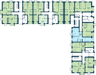 Квартира 2-комн. квартира, 59.51 м² ЖК «Город природы» Фото 8 Квартира 2-комн. квартира, 59.51 м² ЖК «Город природы» Фото 8
