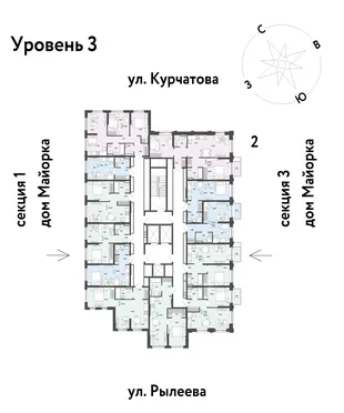 Квартира Студия, 25.62 м² ЖК «Остров-сад» Фото 1 Квартира Студия, 25.62 м² ЖК «Остров-сад» Фото 1