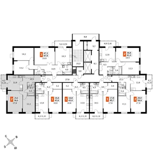 Квартира 2-комн. квартира, 58 м² ЖК «Олимп» Фото 1 Квартира 2-комн. квартира, 58 м² ЖК «Олимп» Фото 1