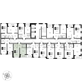 Квартира 1-комн. квартира, 34.1 м² ЖК «1-й Донской» Фото 2 Квартира 1-комн. квартира, 34.1 м² ЖК «1-й Донской» Фото 2